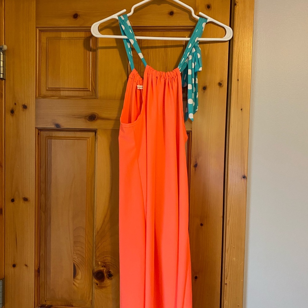Hot pink summer dress